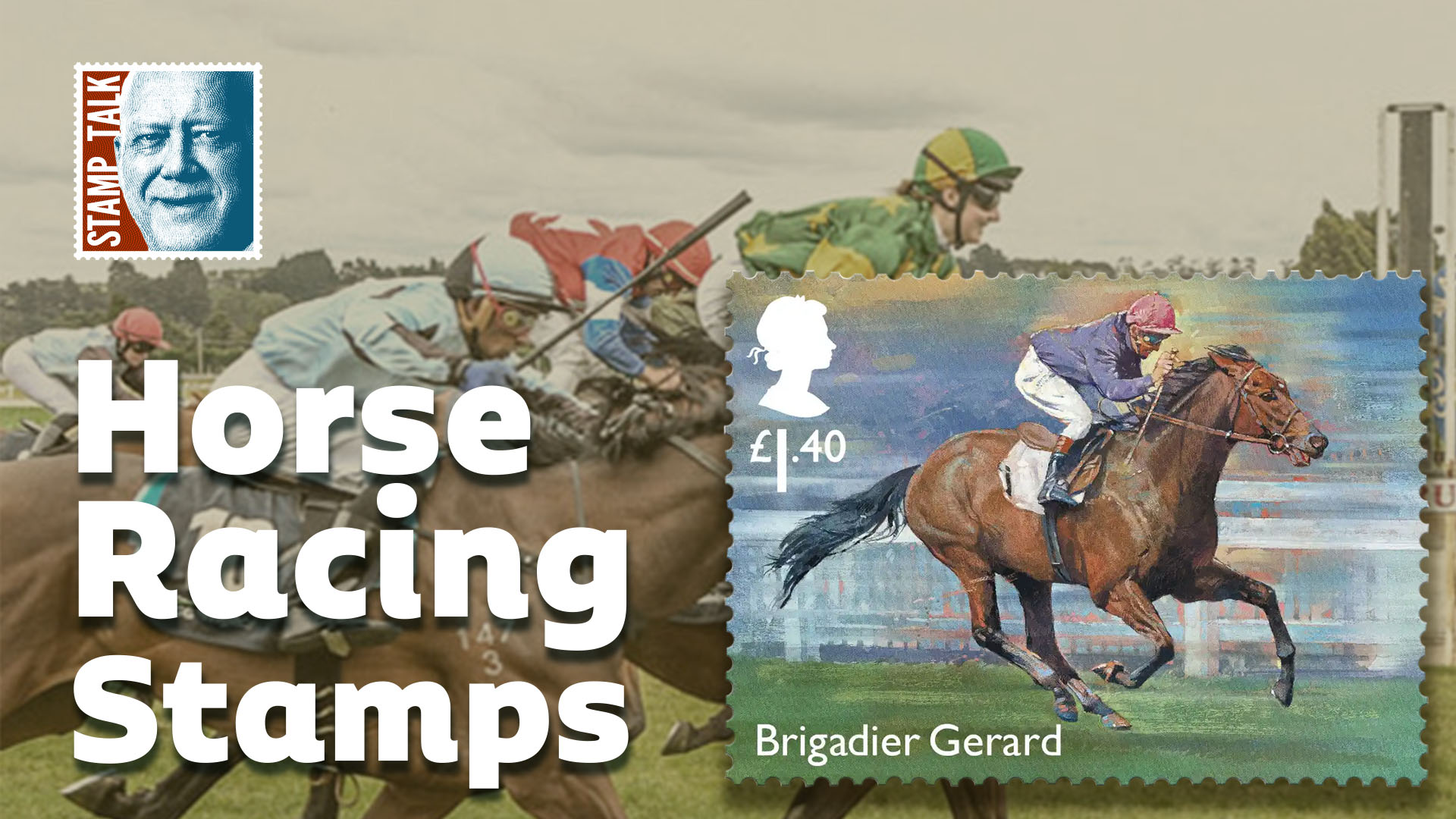 Horseracing on Stamps