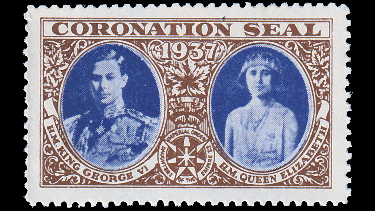 King George VI Coronation Labels