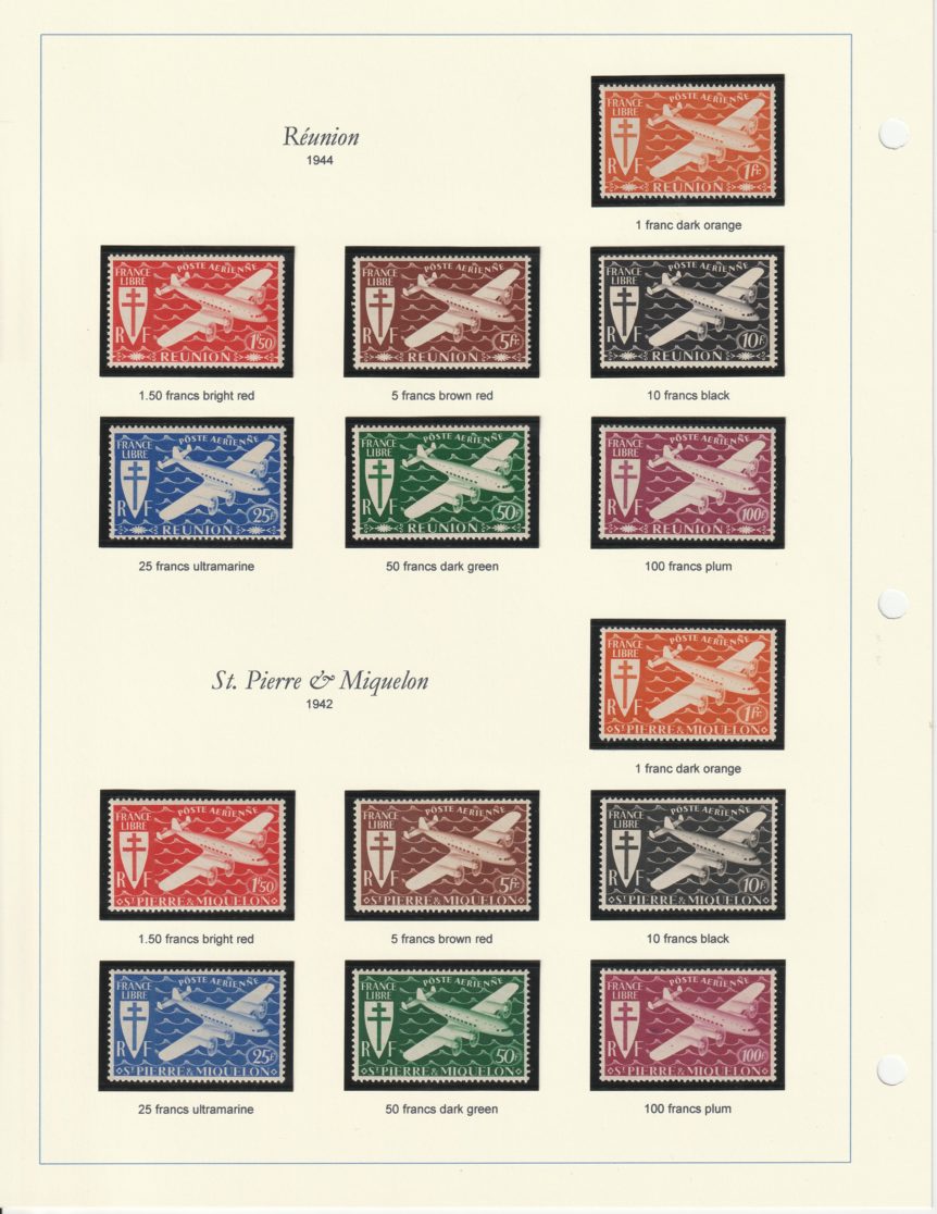 1941–45 Free French Colonial Airmail