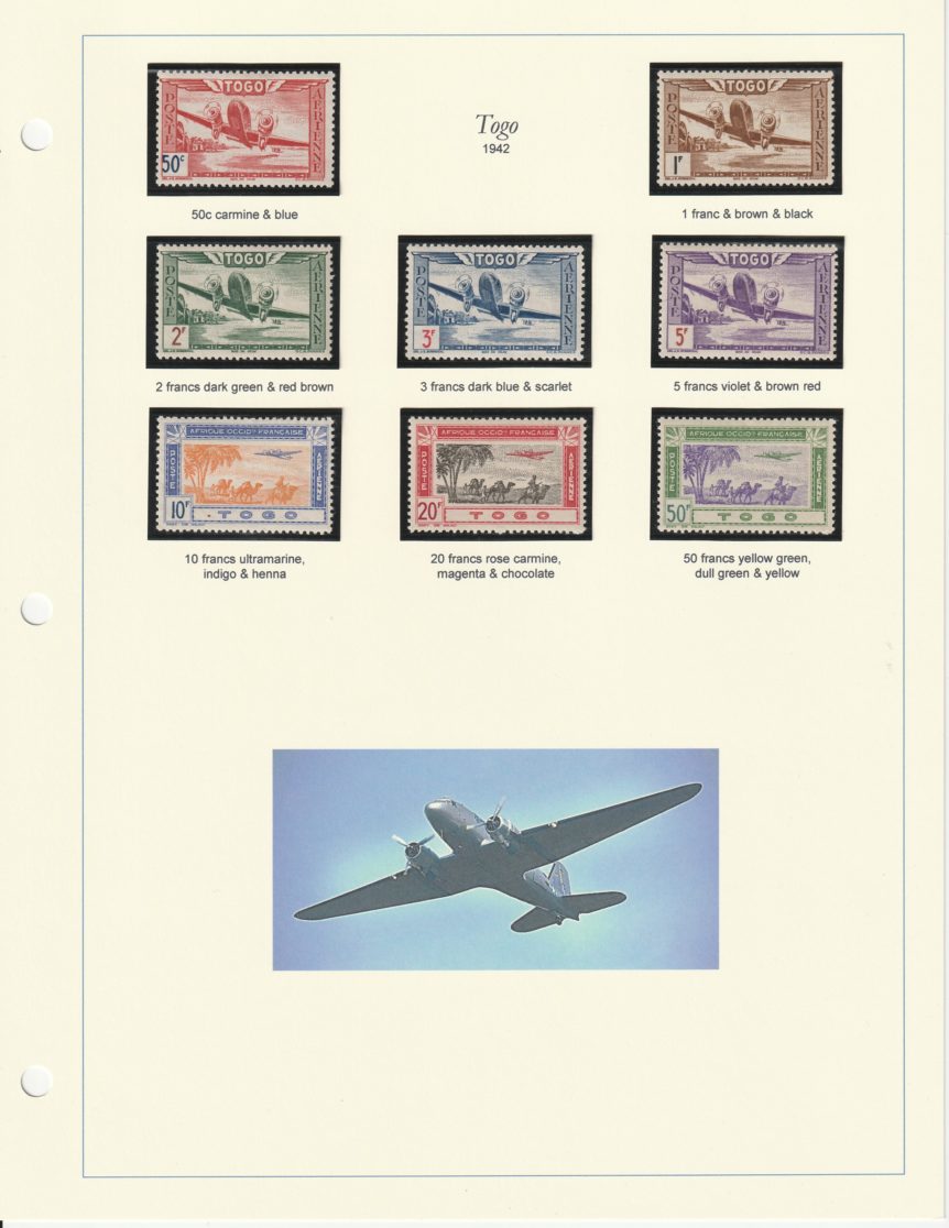 1942 French Colonial Airmail