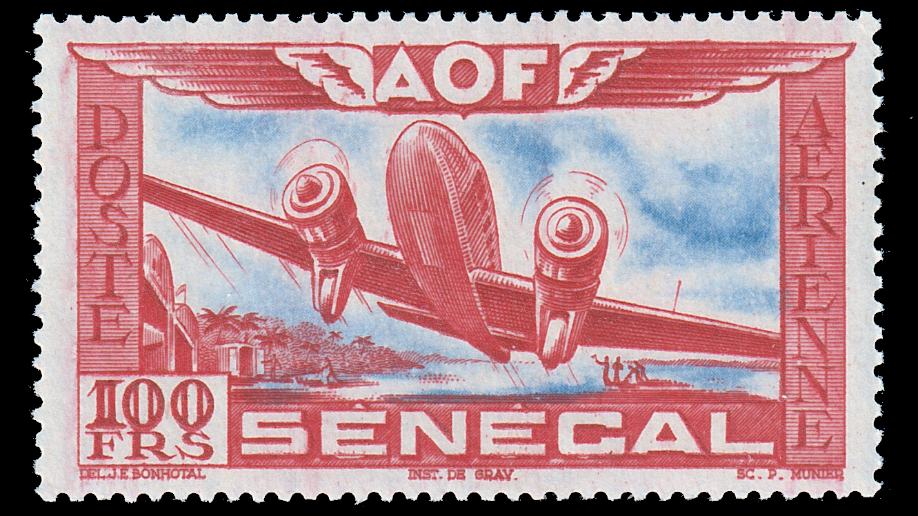 1942 French Colonial Airmail