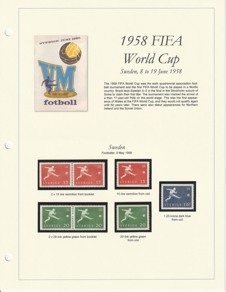 Programme Officiel Brésil Vs Soviet - Coupe Du Monde 1958 - Début De Pelé - Original