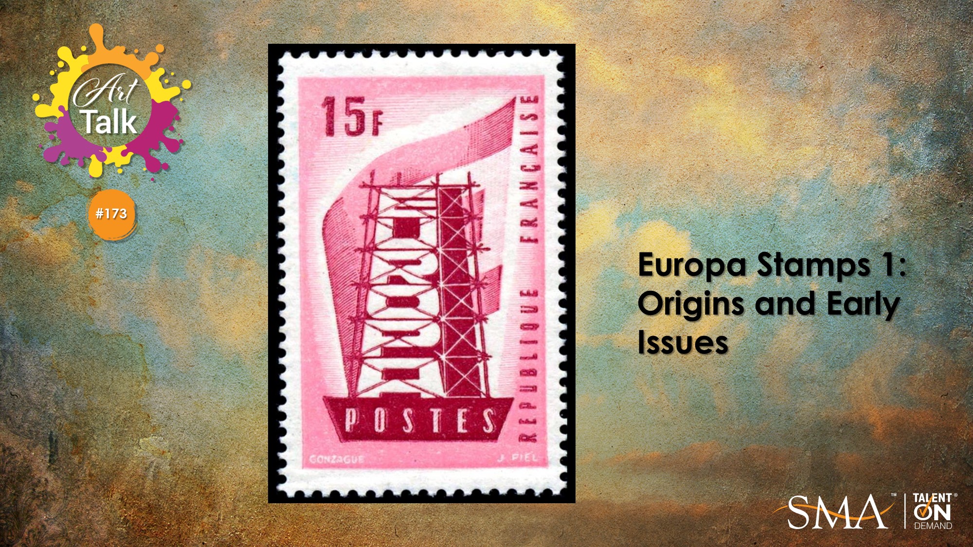 SMA Art Talk Europa Stamps