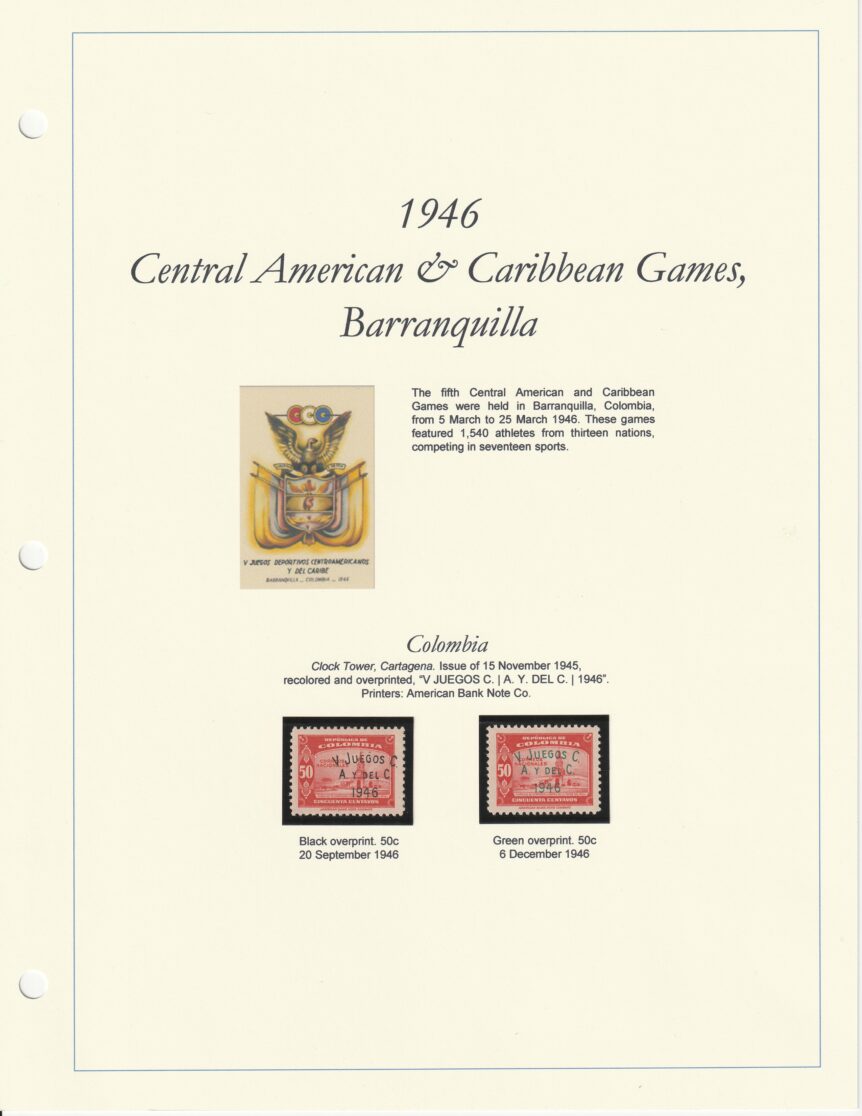 1946 Central American and Caribbean Games, Barranquilla