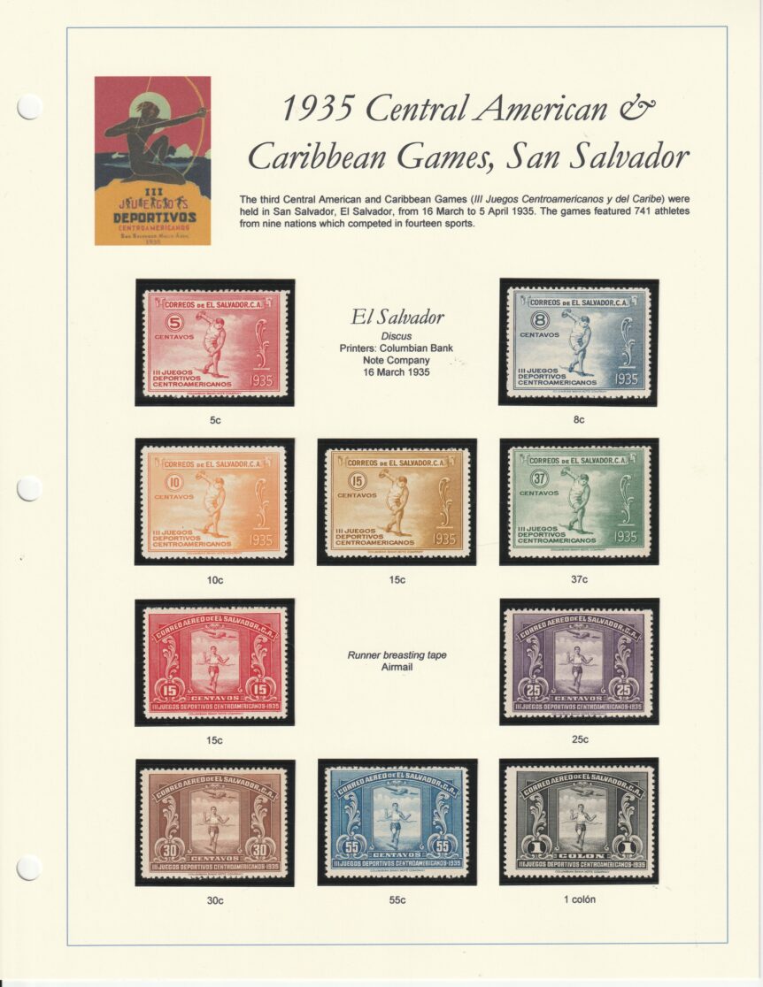 1935 Central American & Caribbean Games, San Salvador