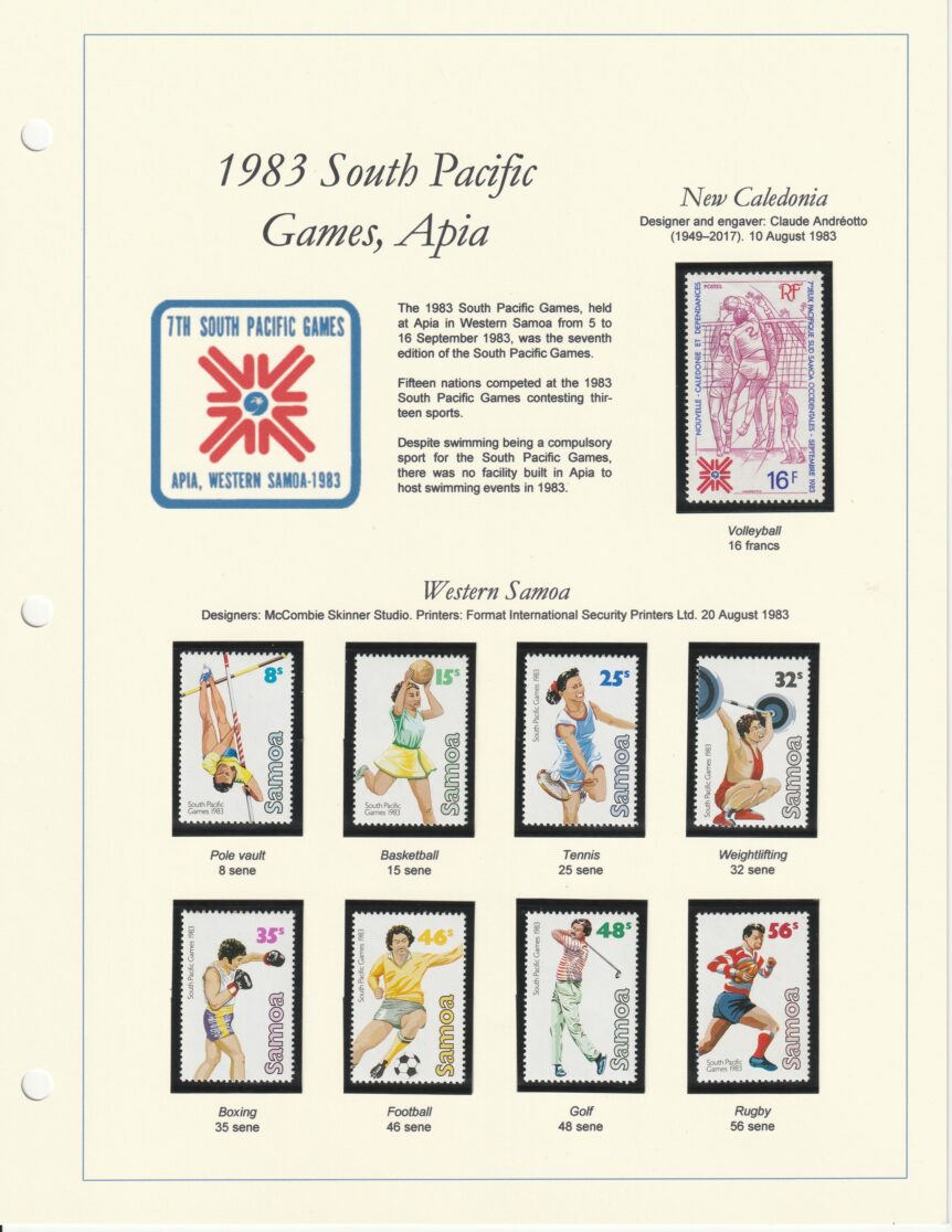 1983 South Pacific Games, Apia