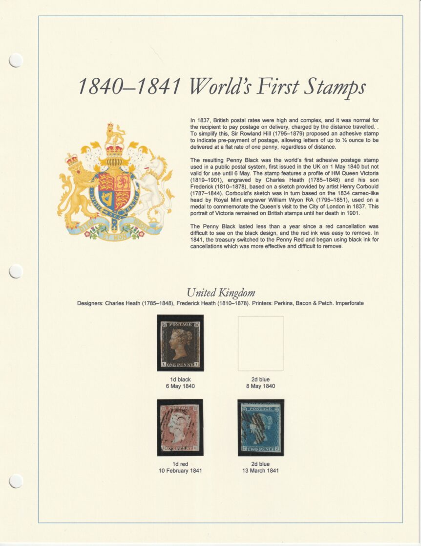 1840 First Stamps