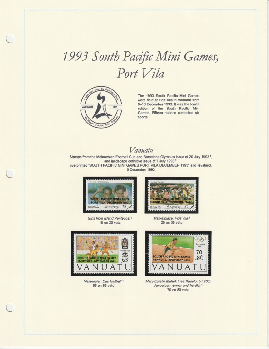 1993 South Pacific Mini Games, Port Vila