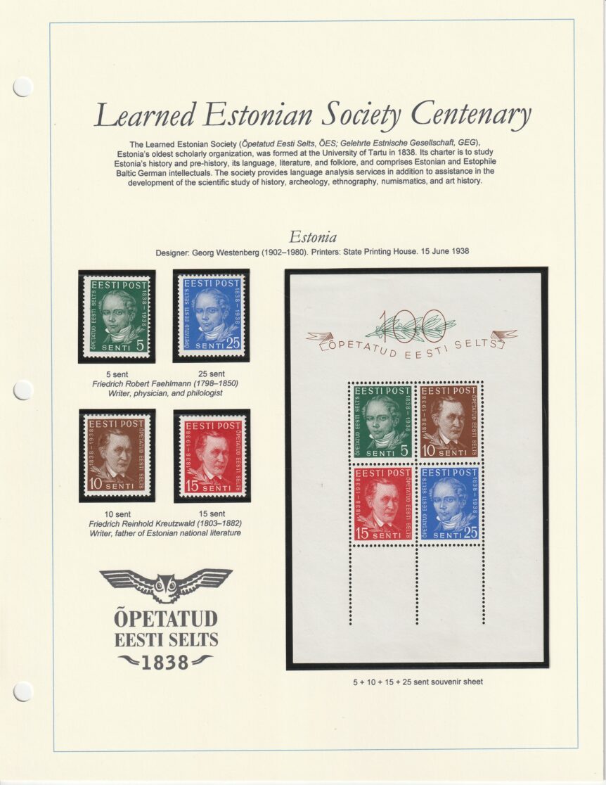1938 Learned Estonian Society