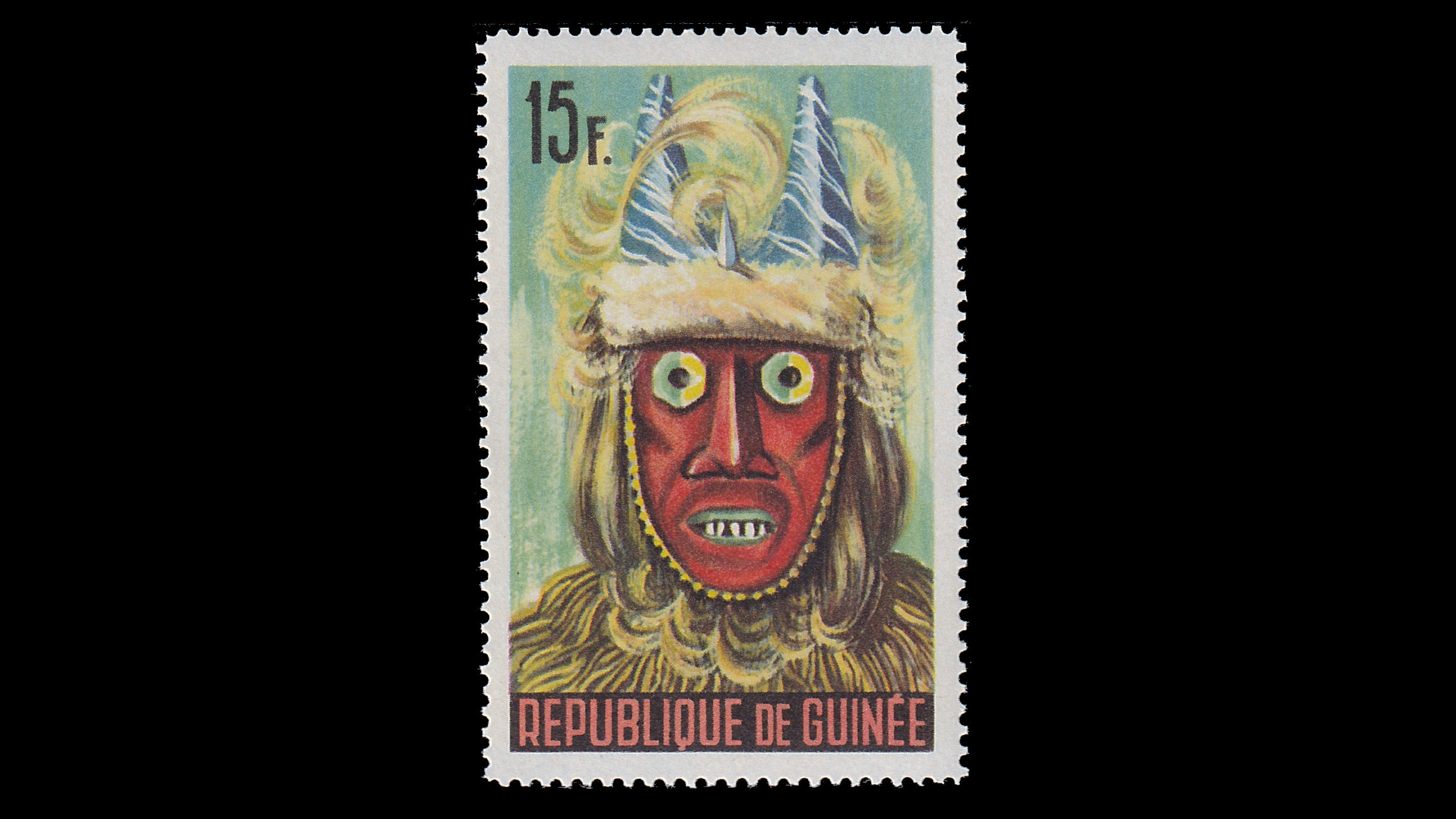 1965 Guinea dancers and masks