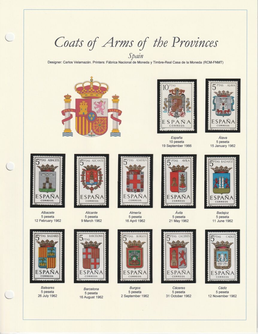 1962-1966 Coats of Arms of Spanish Provinces