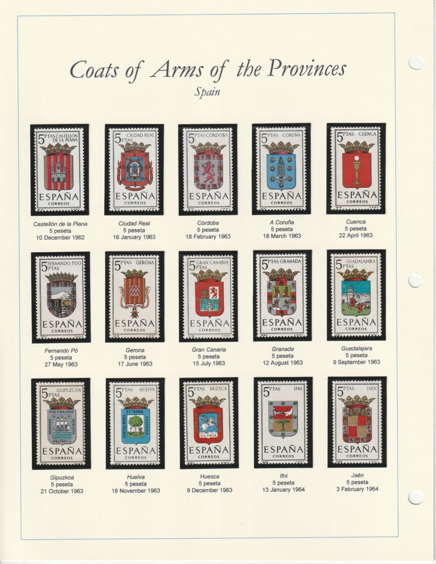 1962-1966 Coats of Arms of Spanish Provinces