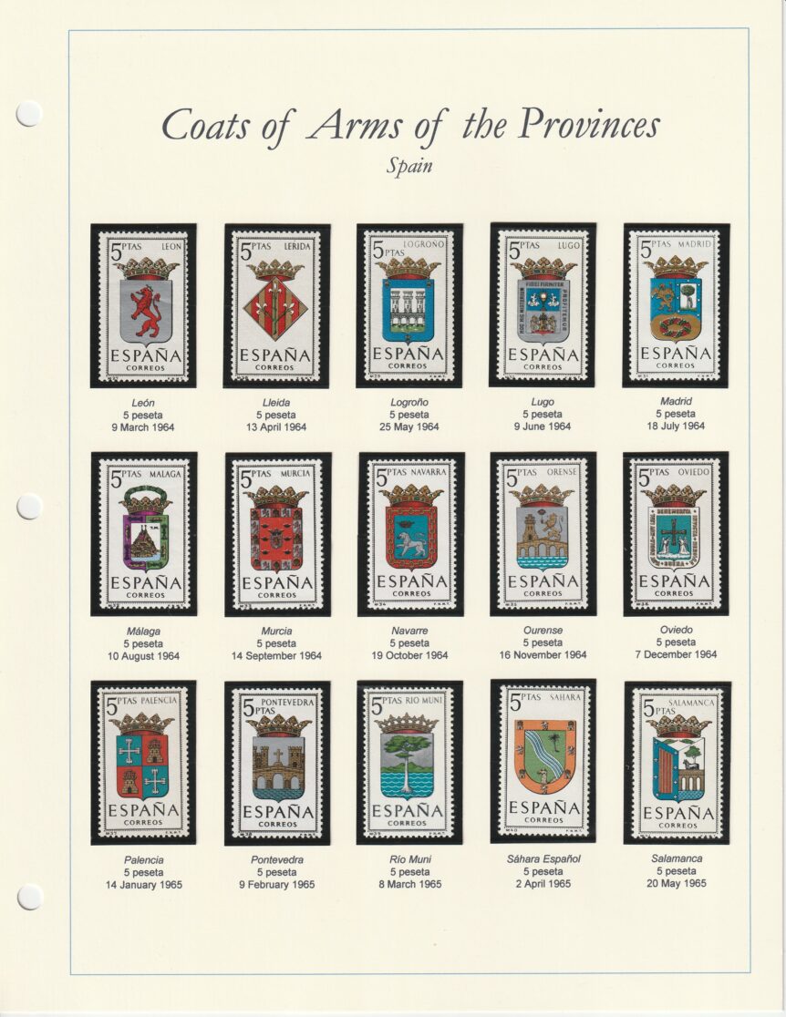 1962-1966 Coats of Arms of Spanish Provinces