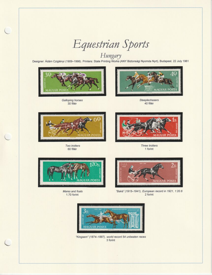 1962 Hungary Equestrian Sports