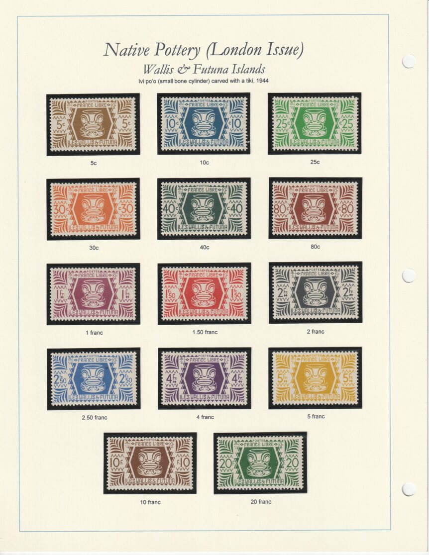 1944 Wallis &amp; Futuna London Issue