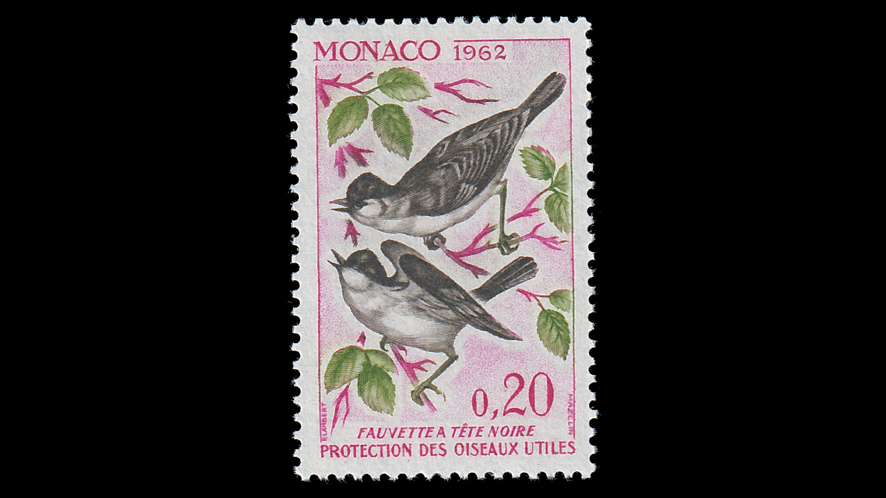 1962 Monaco Protection of Birds