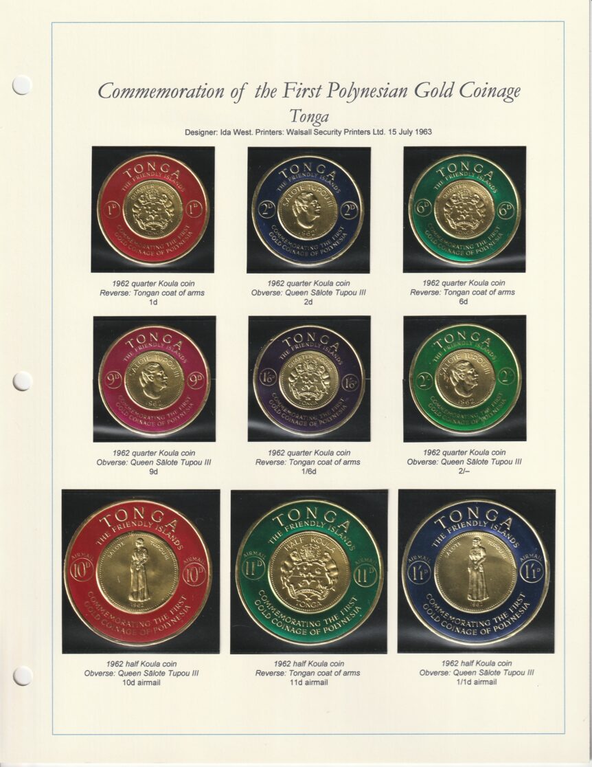 1963 Tonga Gold Currency