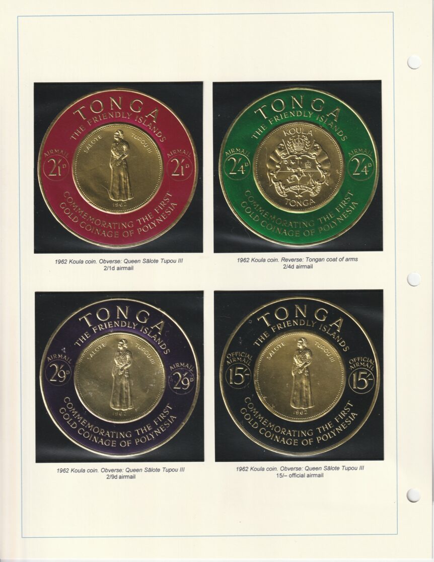 1963 Tonga Gold Currency