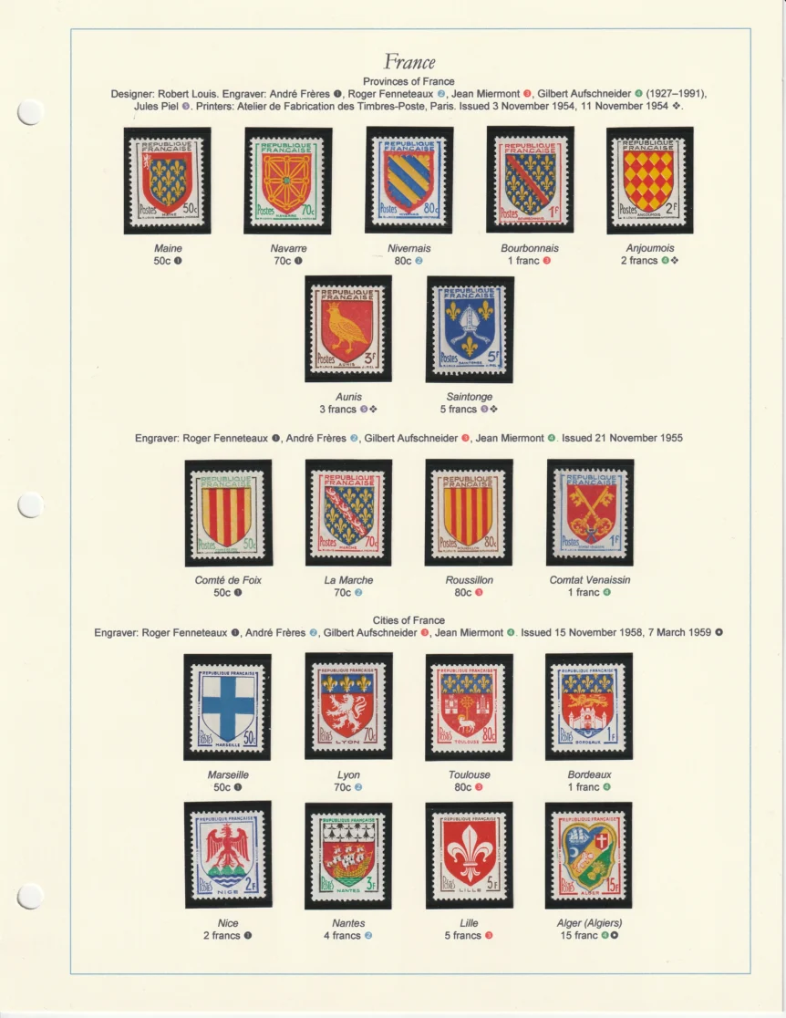 France Coats of Arms