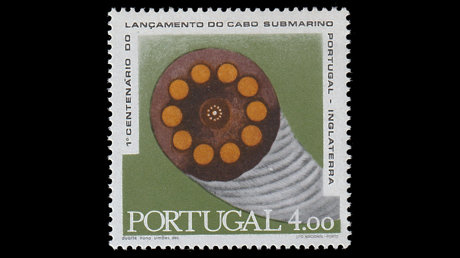 1970 Portugal to Great Britain Telegraph Cable Centenary