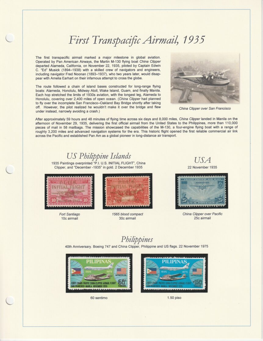 1935 Transpacific airmail