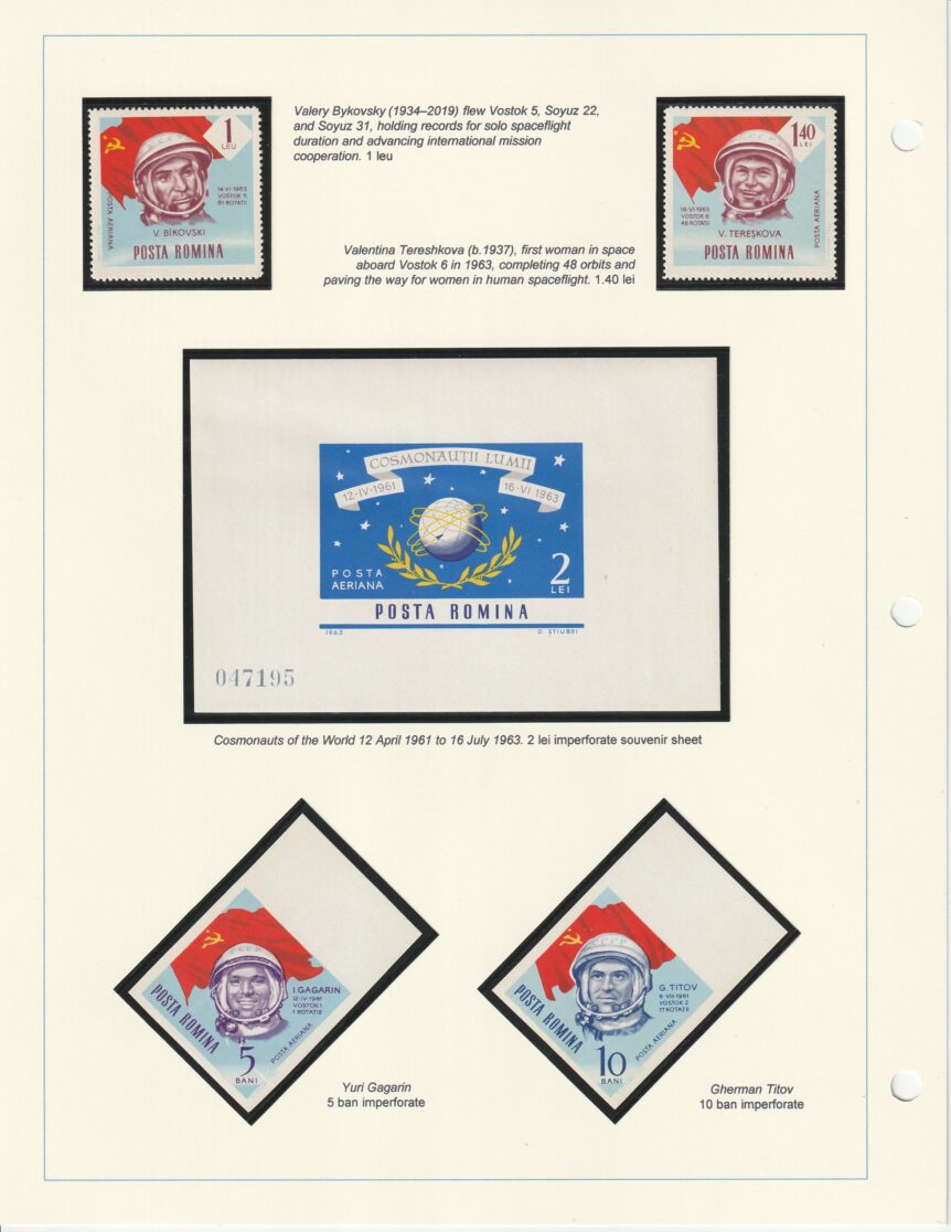 1964 Romania Cosmonauts &amp; Astronauts