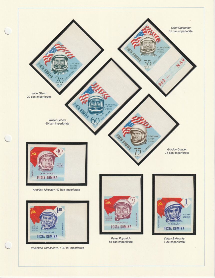 1964 Romania Cosmonauts &amp; Astronauts