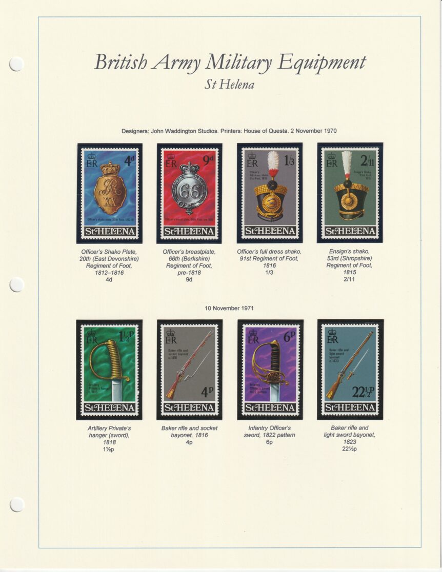 St Helena Military Equipment 1970-1973