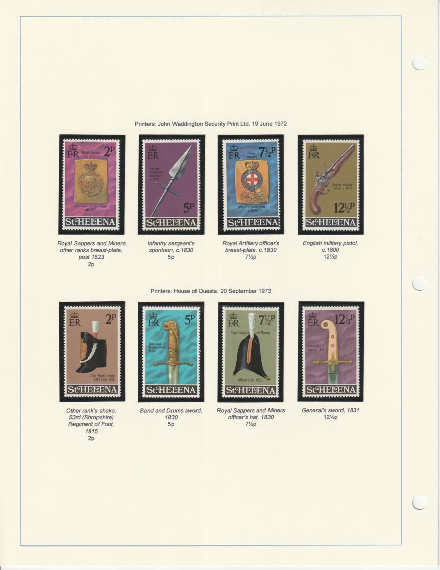 St Helena Military Equipment 1970-1973