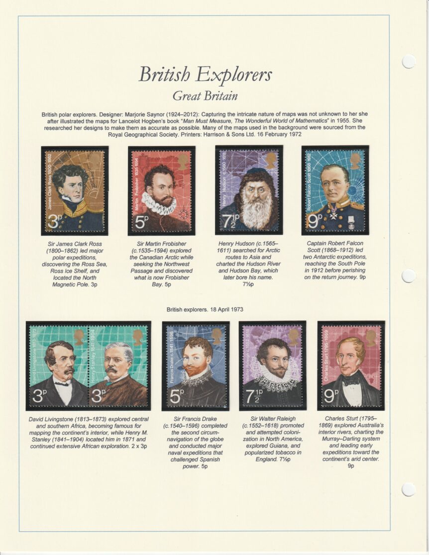 1972-1973 British Explorers
