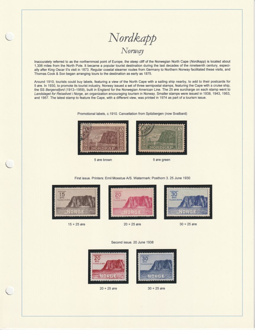 1910-1974 Norway Nordkapp