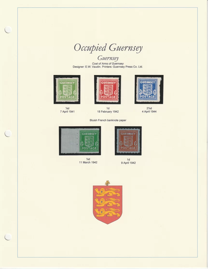 1941-1944 Occupied Guernsey