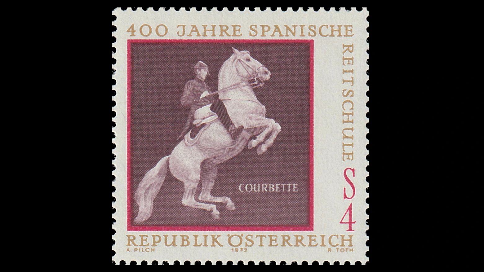 1972 Austria Spanish Riding School 400th Anniversary
