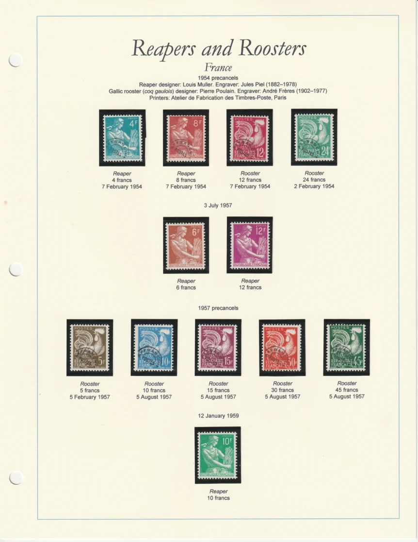1954-1962 Reapers and Roosters