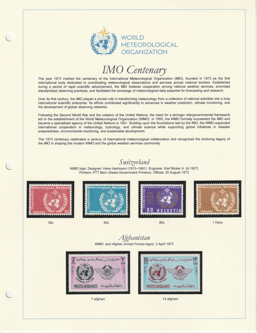 1973 IMO Centenary 01 IMO Centenary WMO