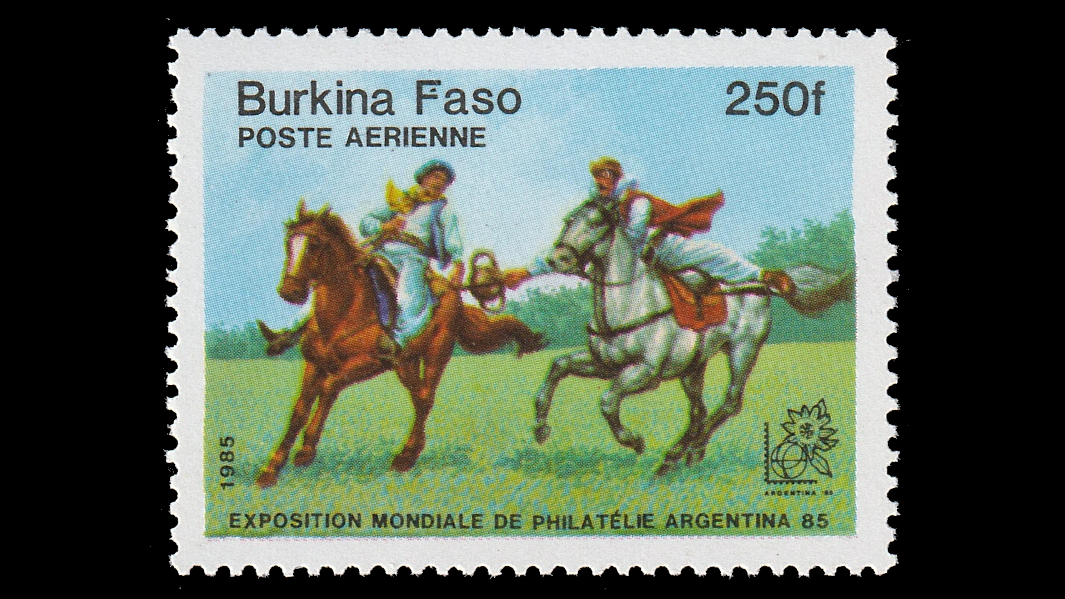 1985 Burkina Faso Horses