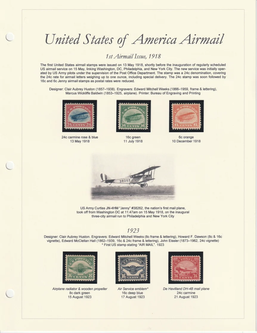 1918-2012 US Airmail
