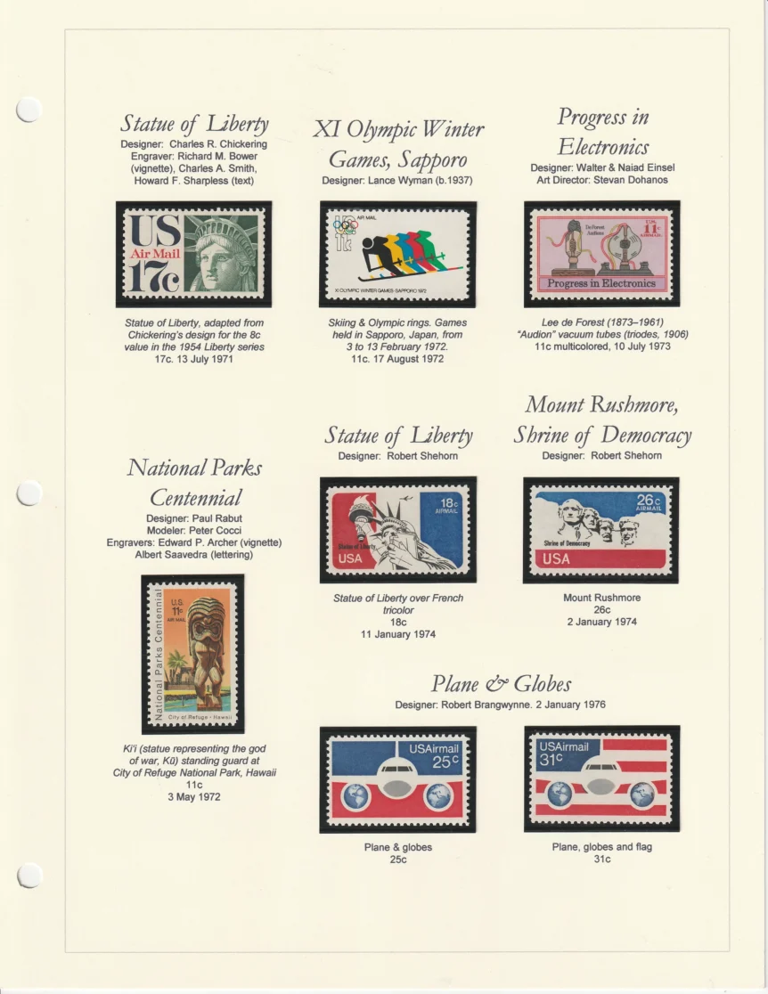 1918-2012 US Airmail 13 1918-2012 US Airmail