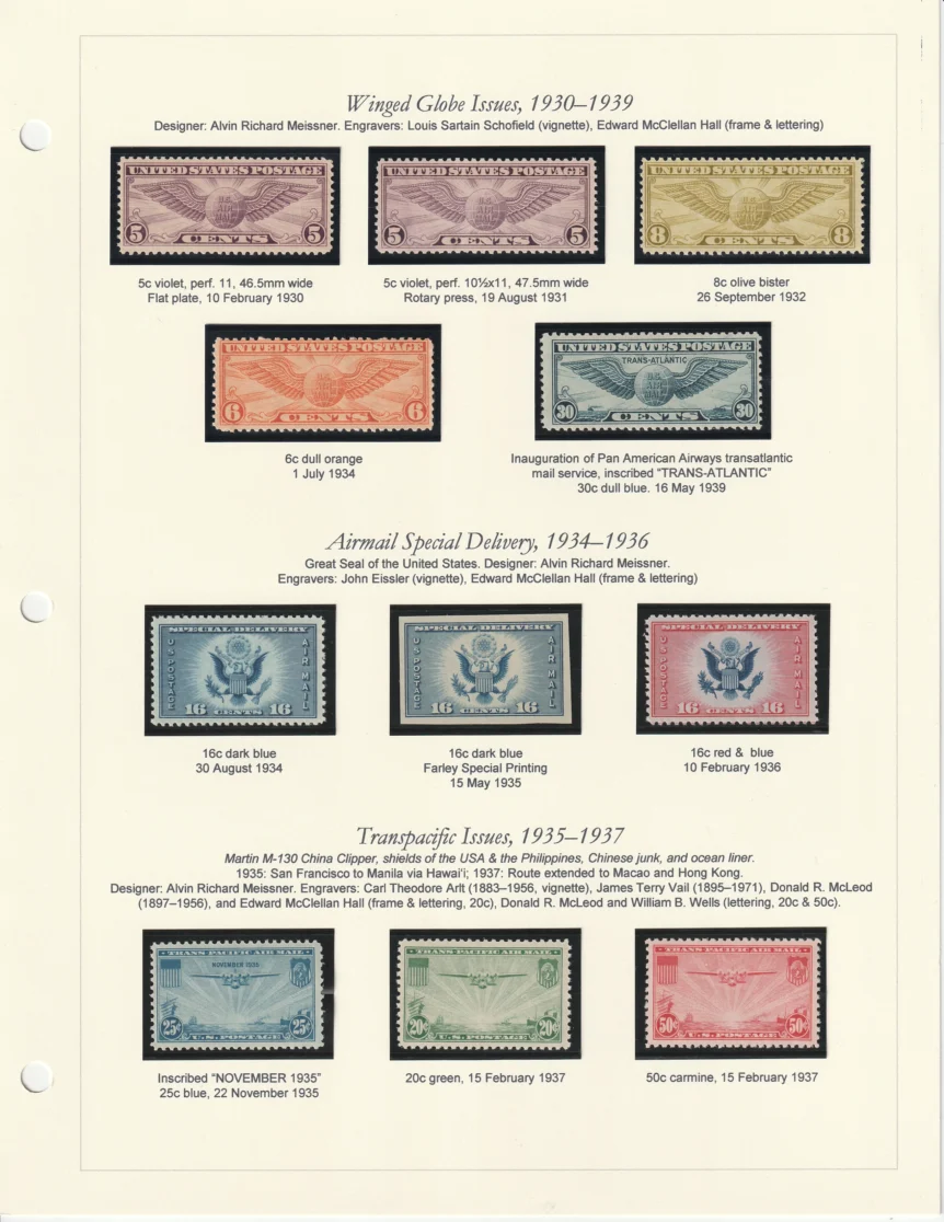 1918-2012 US Airmail