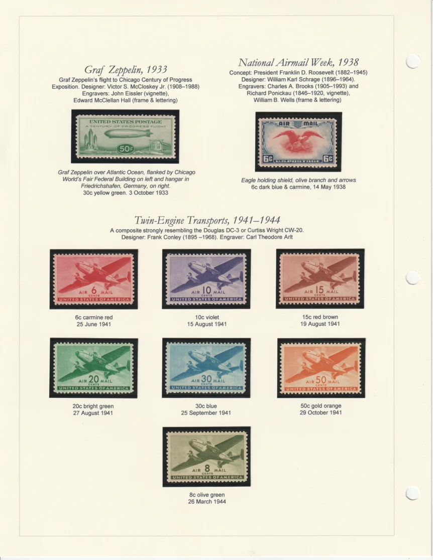1918-2012 US Airmail