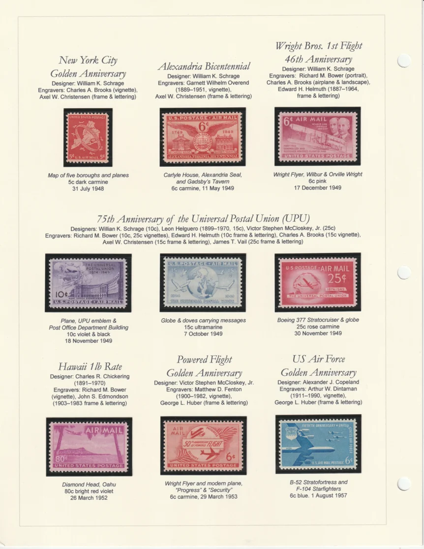 1918-2012 US Airmail